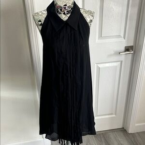 SEA NEW YORK Black Silk Sleeveless Dress 8
